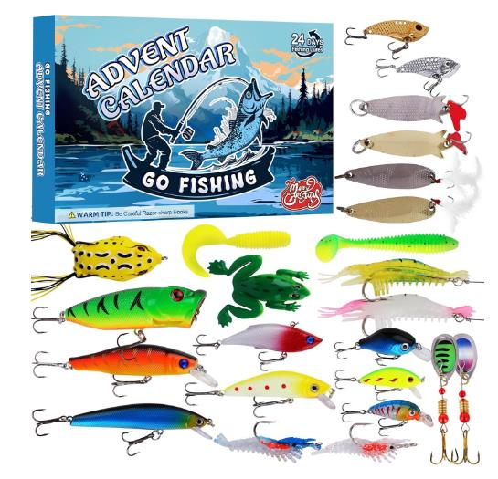 Fishing Advent Calendar Bait Set Fishing Advent Calendar Bait Set