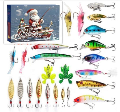 fish calendar with lures Fishing Advent Calendar Bait Set – Pocket Rod Official™